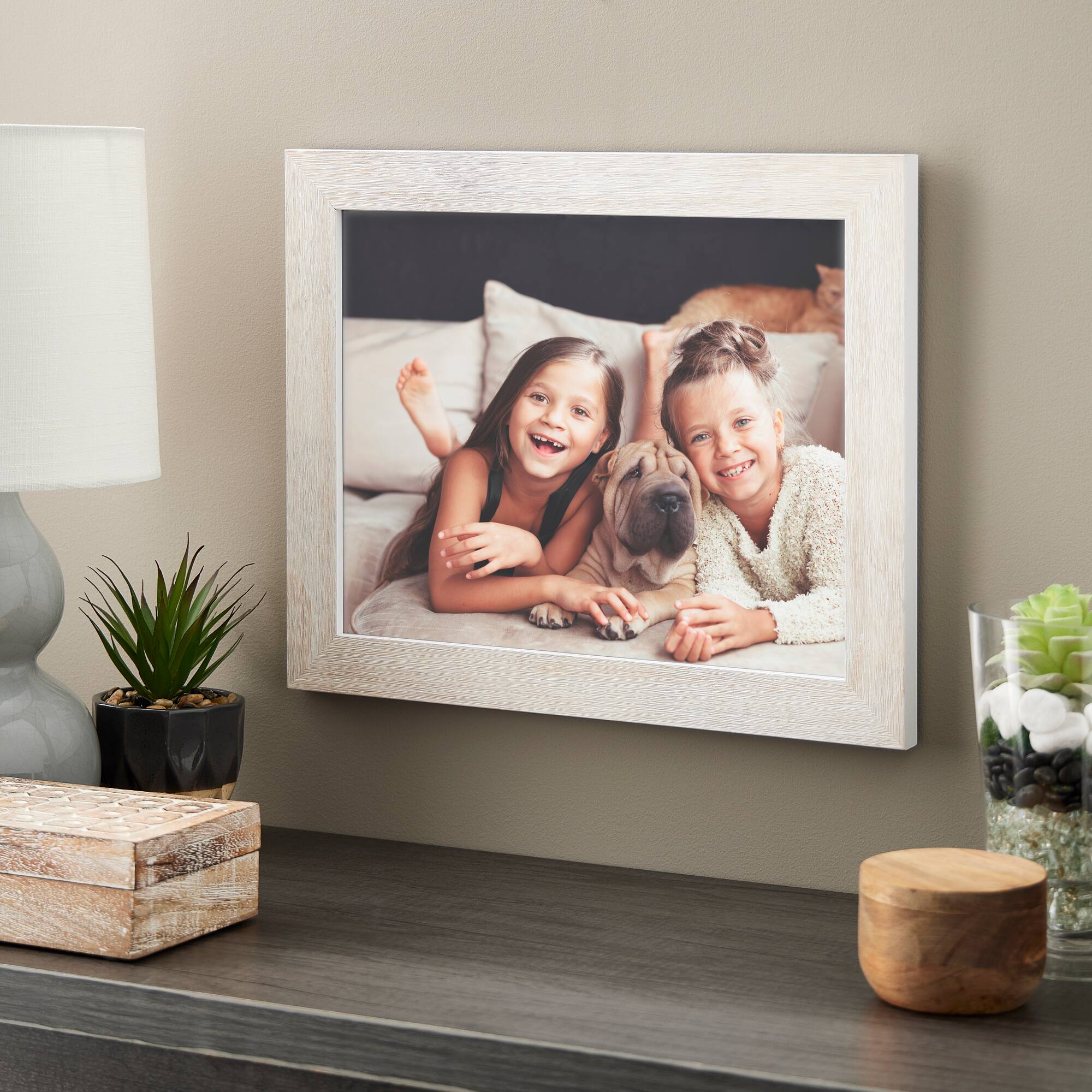 12 Pack: Distressed White Frame